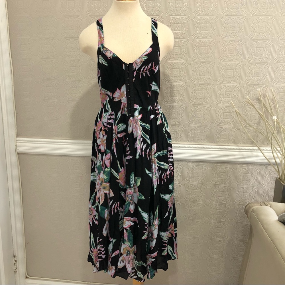 Kimchi Blue Floral Dress Sz 8